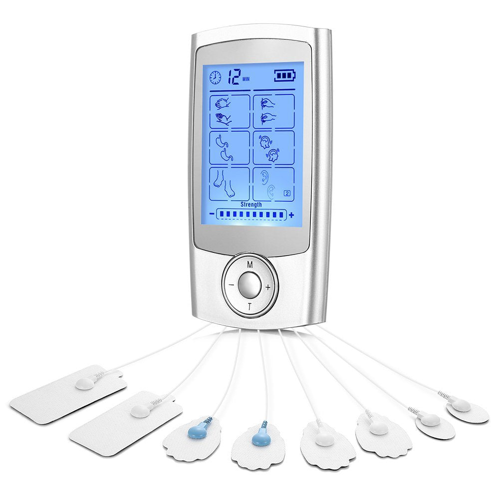 【16モード】多機能電子デジタル経絡理療器|TENS電気マッサージャー|筋肉痛・コリ緩和に|家庭用リハビリ・理学療法機器